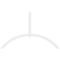 Ekena Millwork Archdale Architectural Grade PVC Gable Bracket, 96"W x 60"H x 2"D x 4"F, 15/12 Pitch GBP096X60X0204ARC00 - alternate 4
